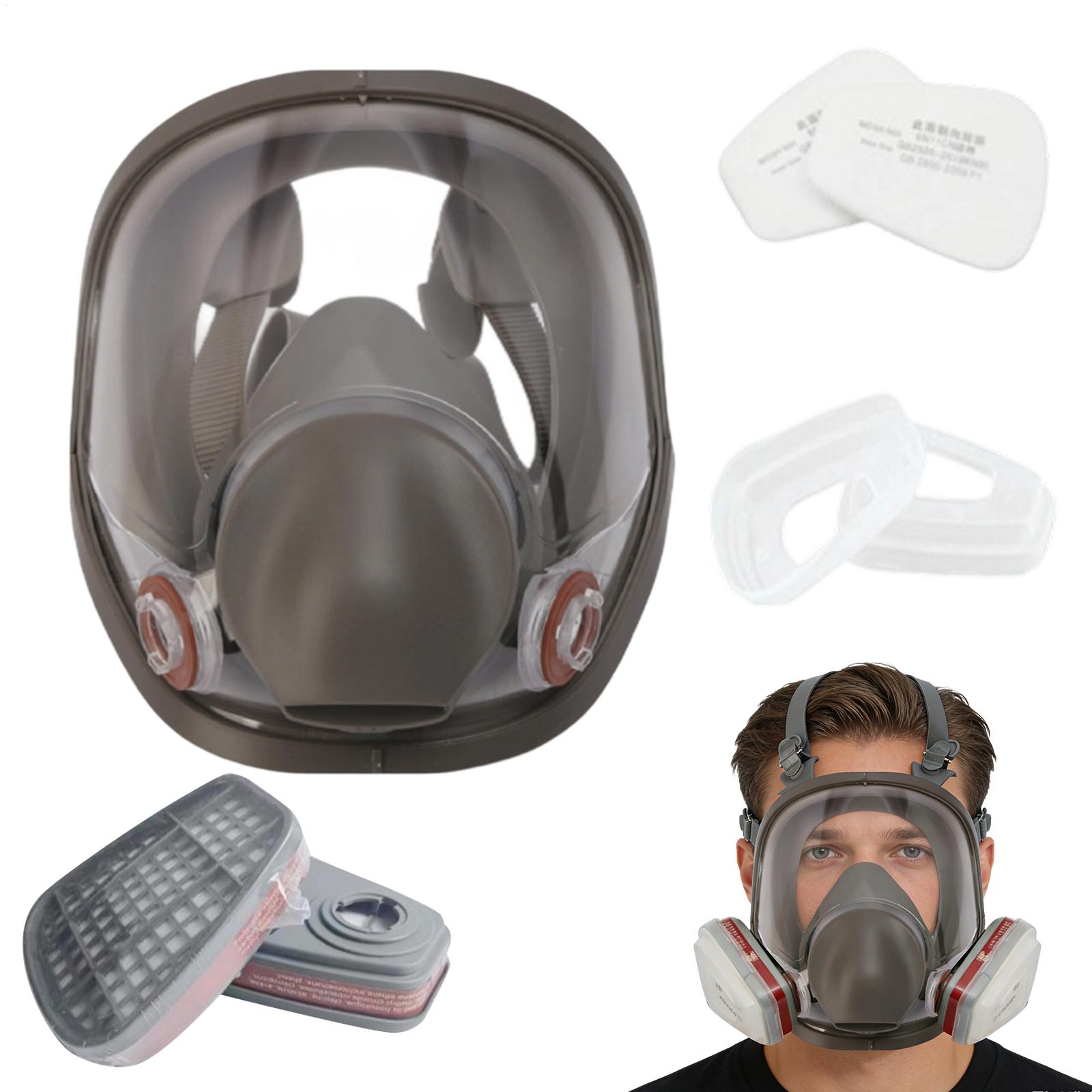 Woodworking Face Shield - Dustproof Respirator Mask with Filter Reusable