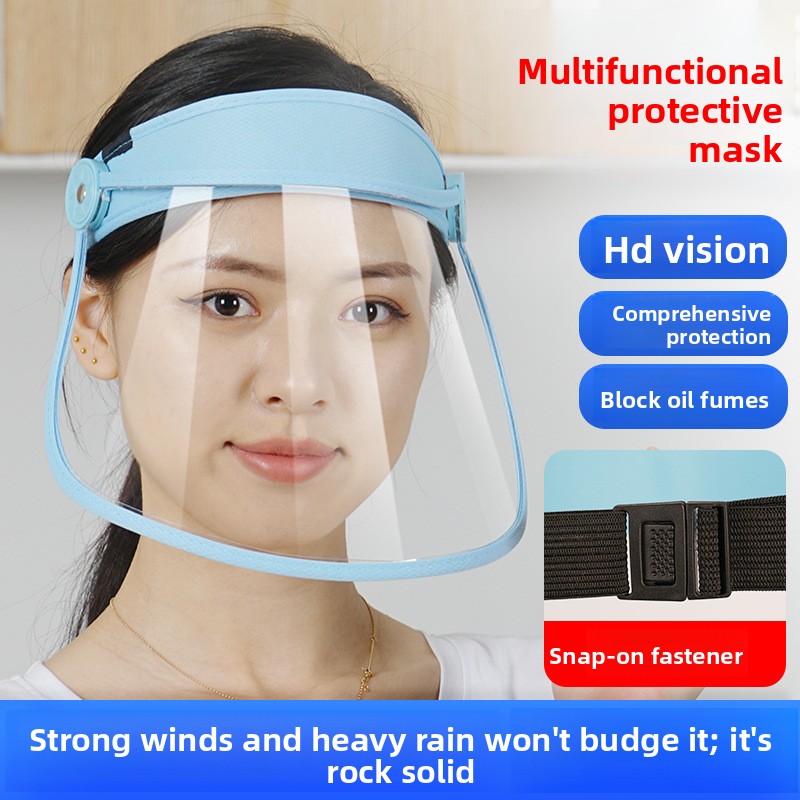 Woodworking Face Shield - Adjustable Headband Face Shield Rain &
