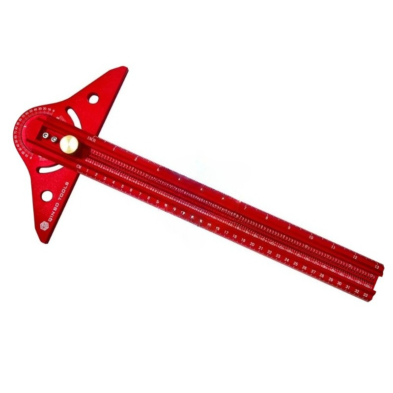 Woodworking Tool - 13 Inch Heavy-Duty Aluminum Alloy Protractor