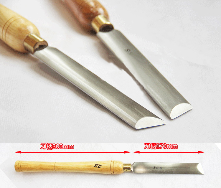 A2014-A HSS Oval Skew Chisel 2 - огляд і ціна Skew Chisel Wood