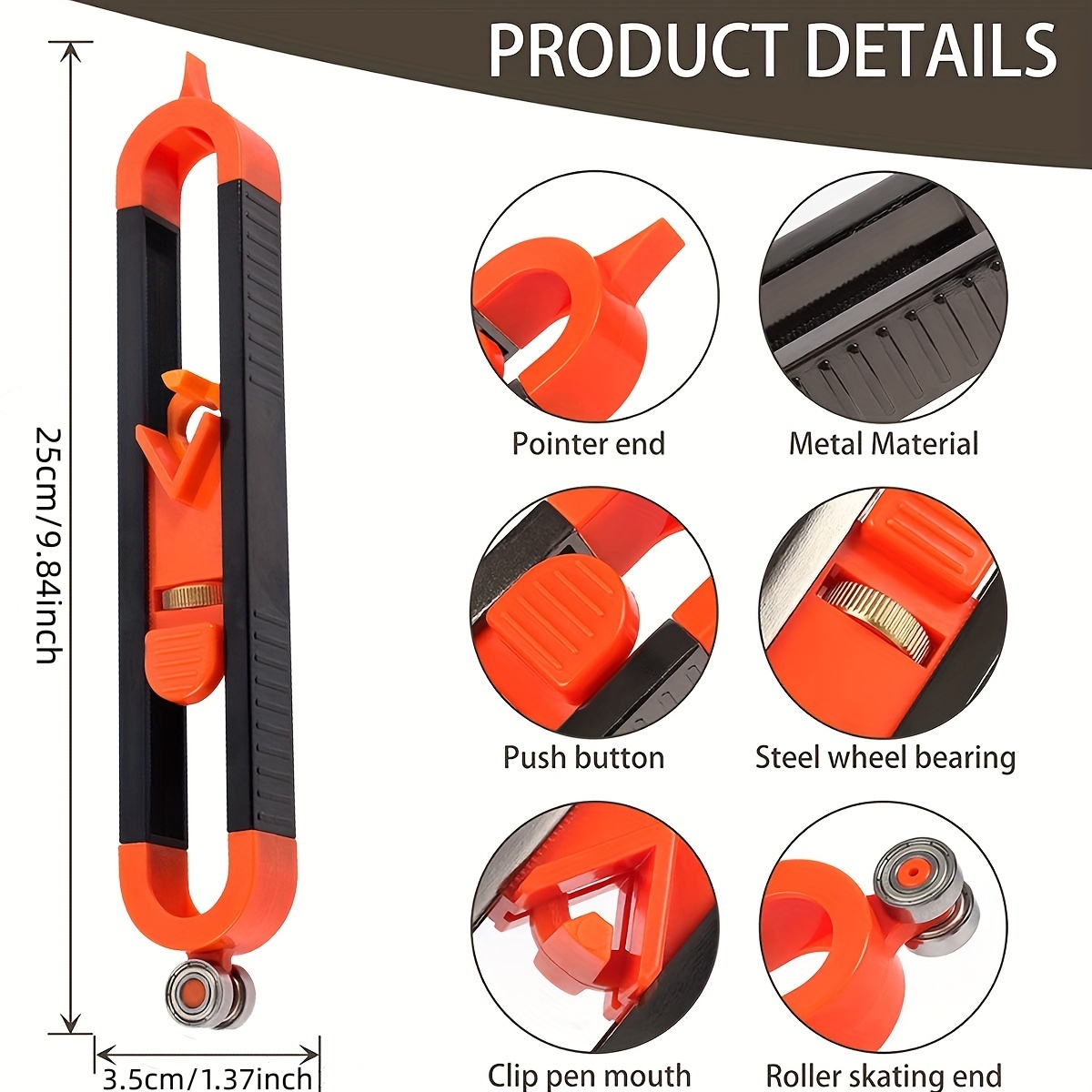 Contour Gauge Scribing Tool, P - огляд і ціна Woodworking Essentials