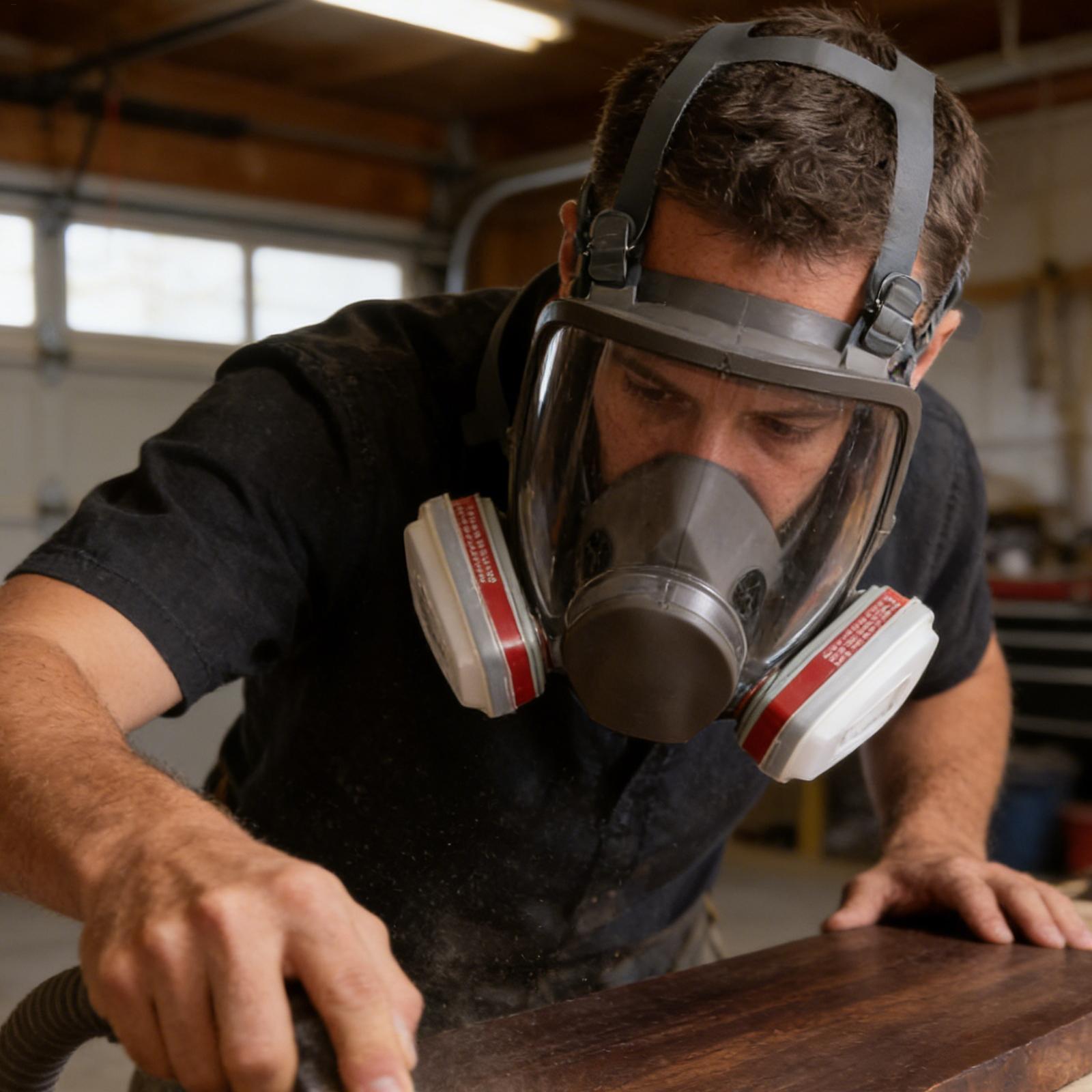 Dustproof Respirator Mask with - огляд і ціна Woodworking Face Shield
