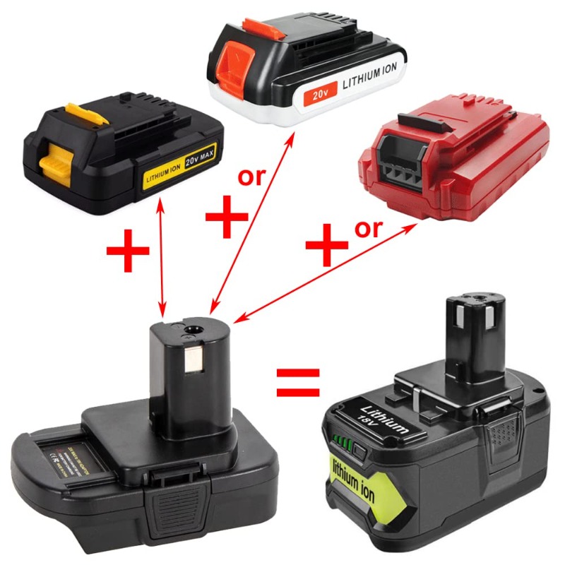 ALASICKA Battery Adapter BPS18 - огляд і ціна Black+Decker Tool Cordless