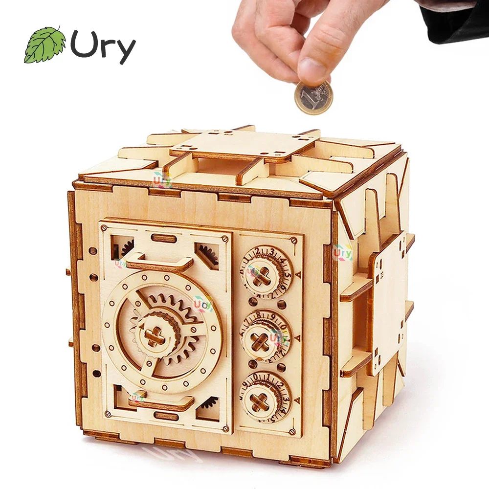 URY 3D Wooden Puzzle Password  - огляд і ціна Woodworking Women