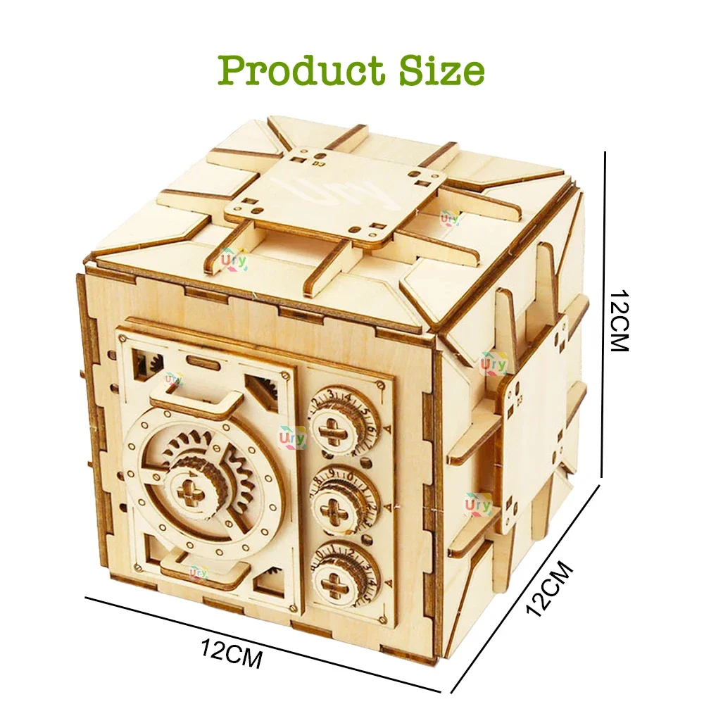 URY 3D Wooden Puzzle Password  - огляд і ціна Woodworking Women