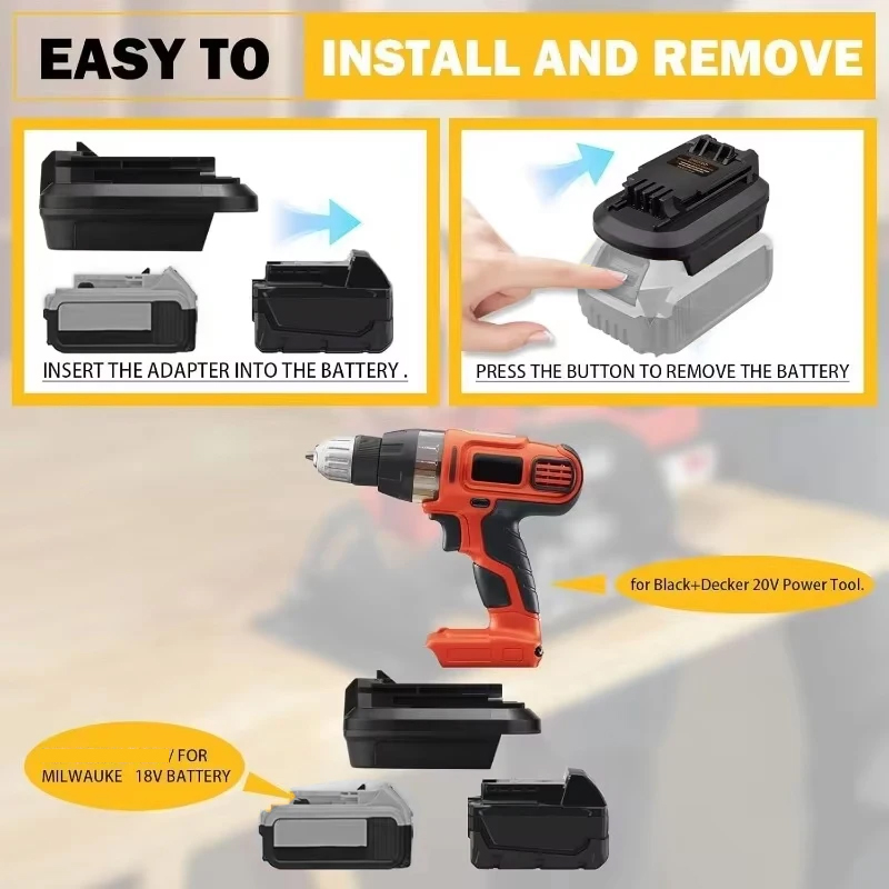 For Black Decker Tool Adapter  - огляд і ціна Black+Decker Tool Cordless