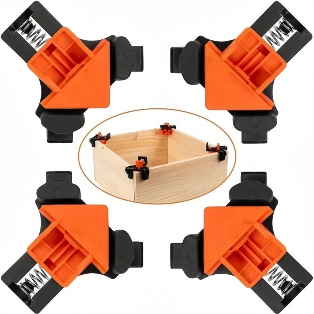 4pcs 90° Right Angle Clamp Fix - огляд і ціна Woodworking Essentials
