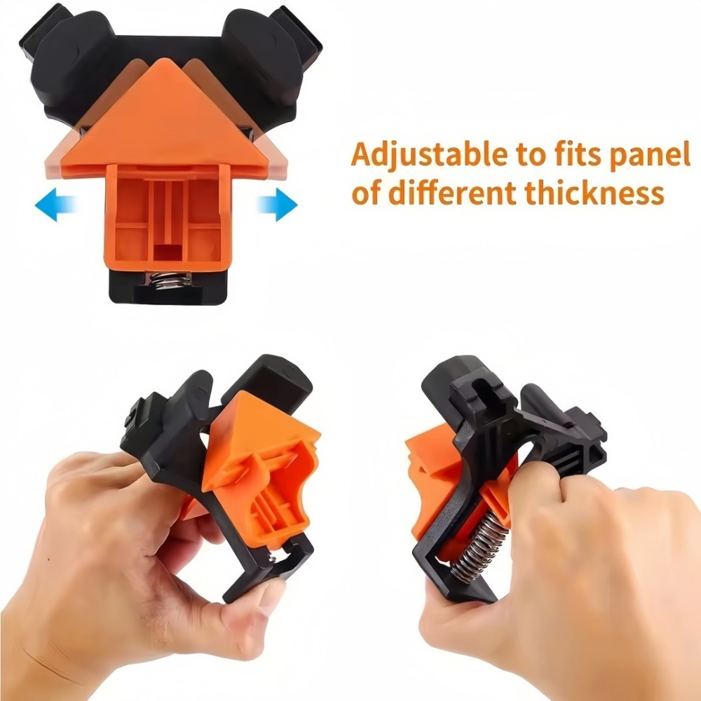 4pcs 90° Right Angle Clamp Fix - огляд і ціна Woodworking Essentials