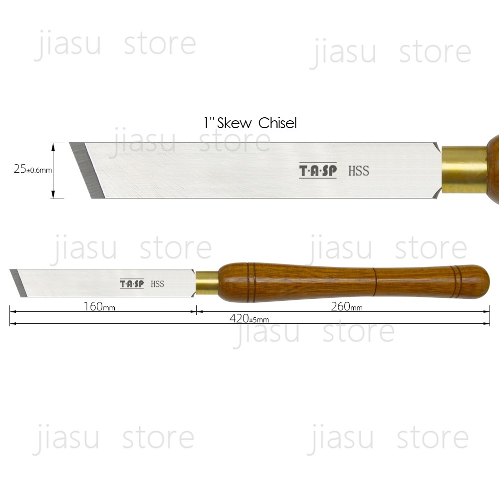 TASP HSS Wood Lathe Skew Chise - огляд і ціна Skew Chisel Wood