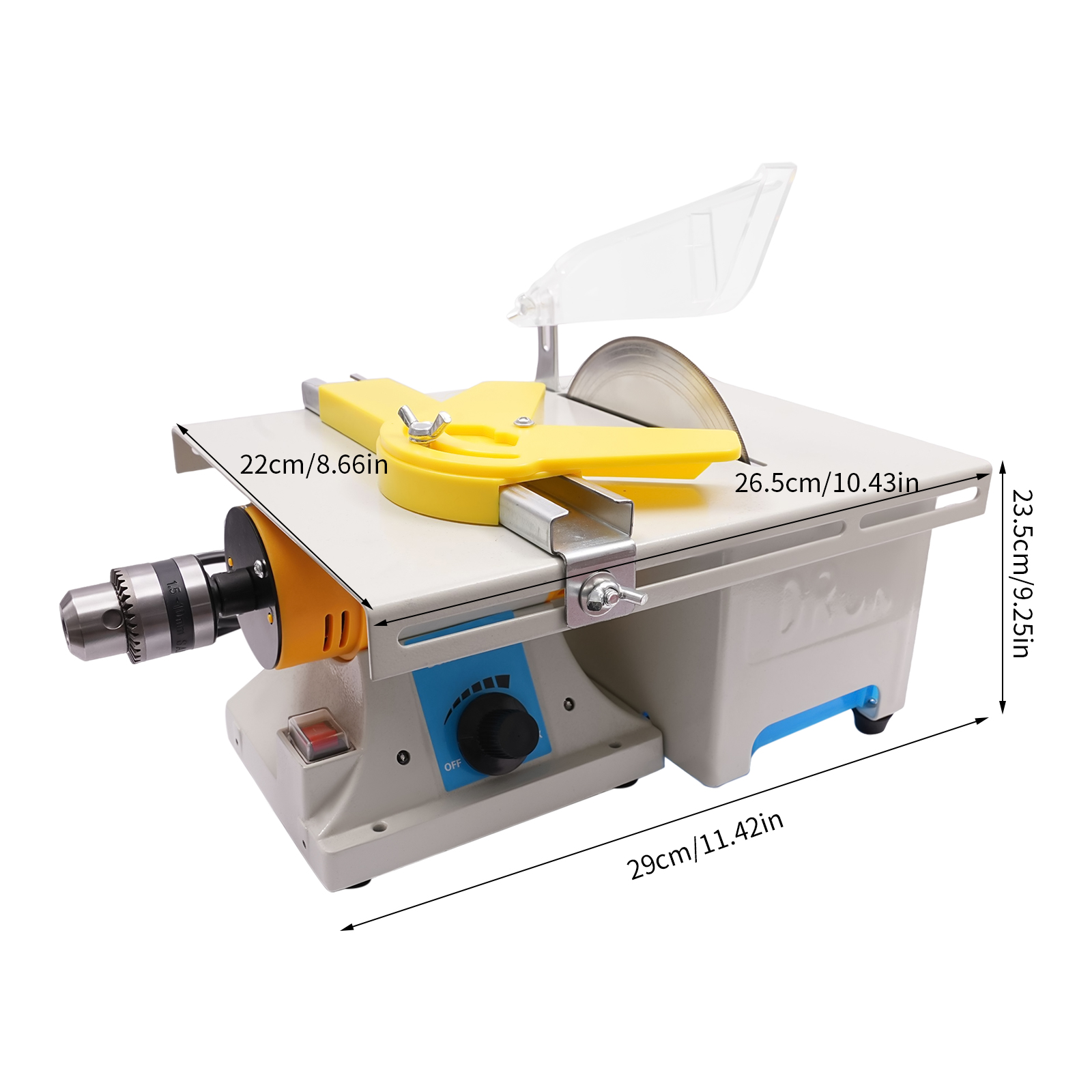 750W Table Saw, Multi-function - огляд і ціна Woodworking Face Shield