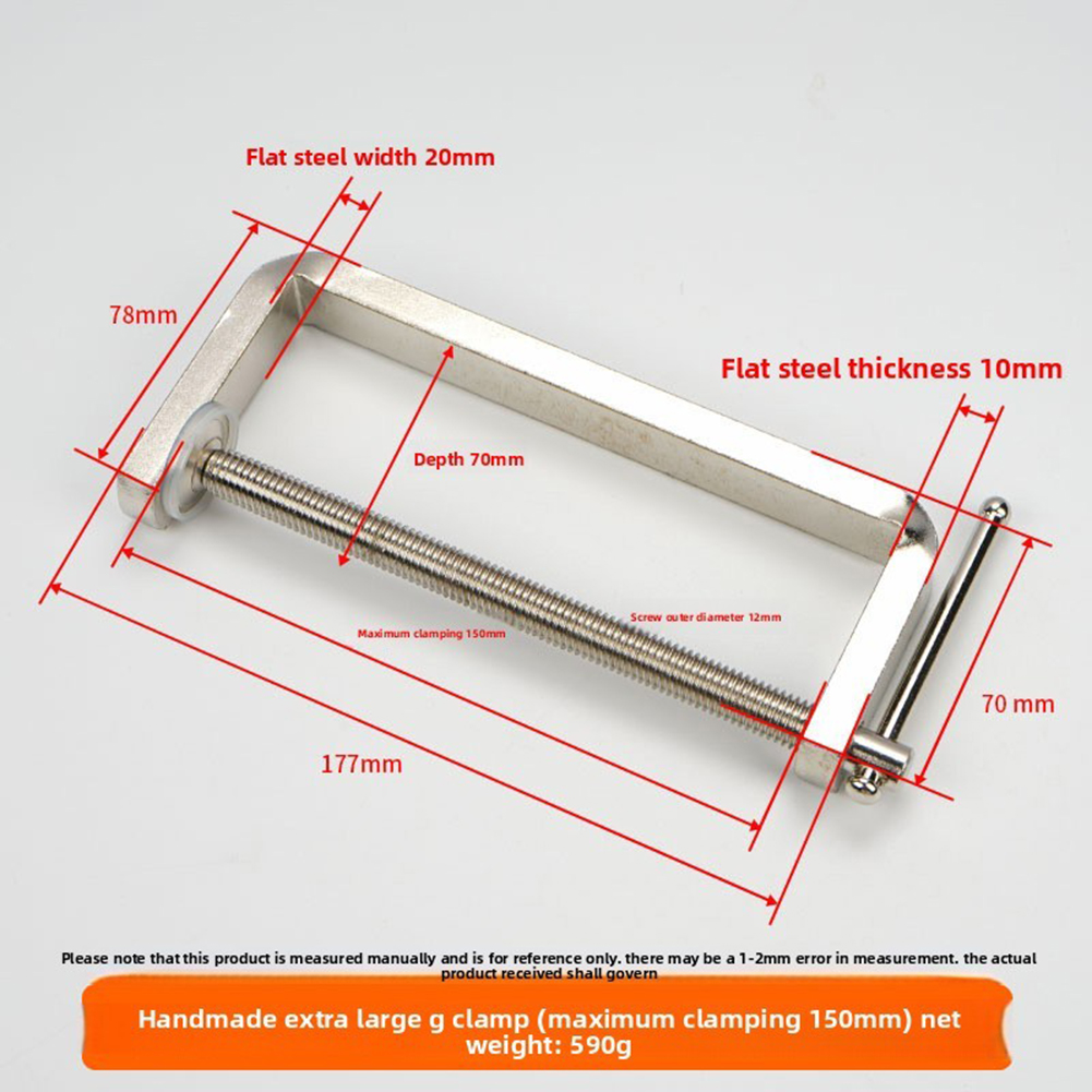 Heavy-Duty G-Clamp Made from F - огляд і ціна Woodworking Workshop Design