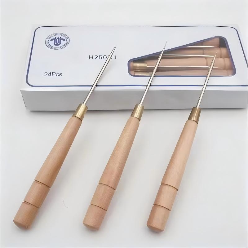 3 PCS Wooden Handle Awl Tool L - огляд і ціна Woodworking Shoes