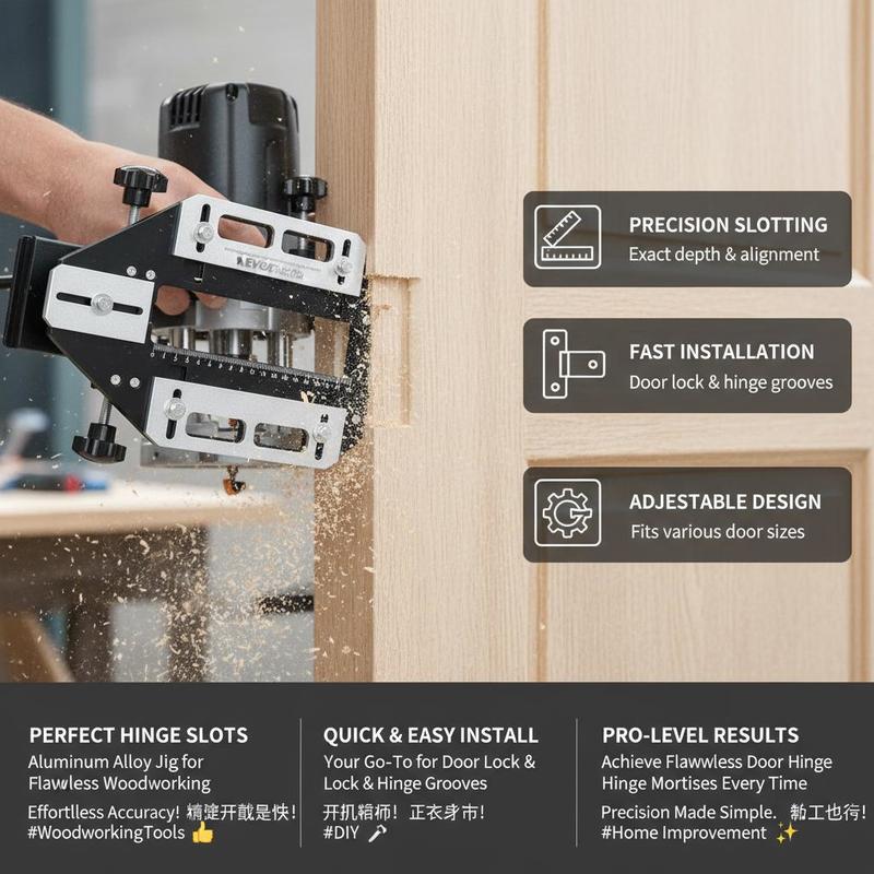 Aluminum Alloy Mortise Templat - огляд і ціна Woodworking Tool