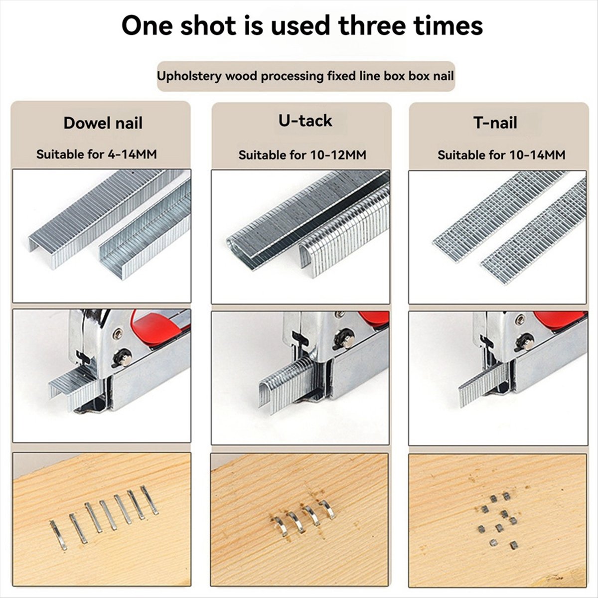 N82R Manual Three-Purpose Nail - огляд і ціна Woodworking Tool