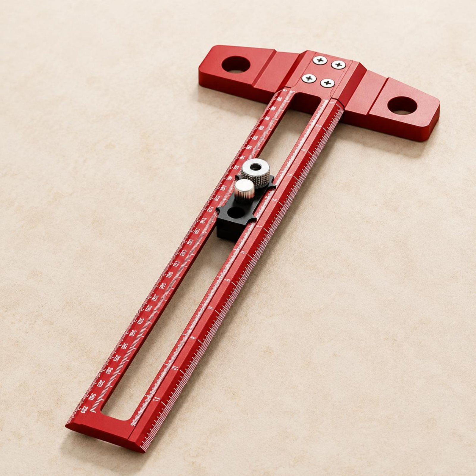 T-Square Ruler Drill Hole Guid - огляд і ціна Woodworking Workshop Design