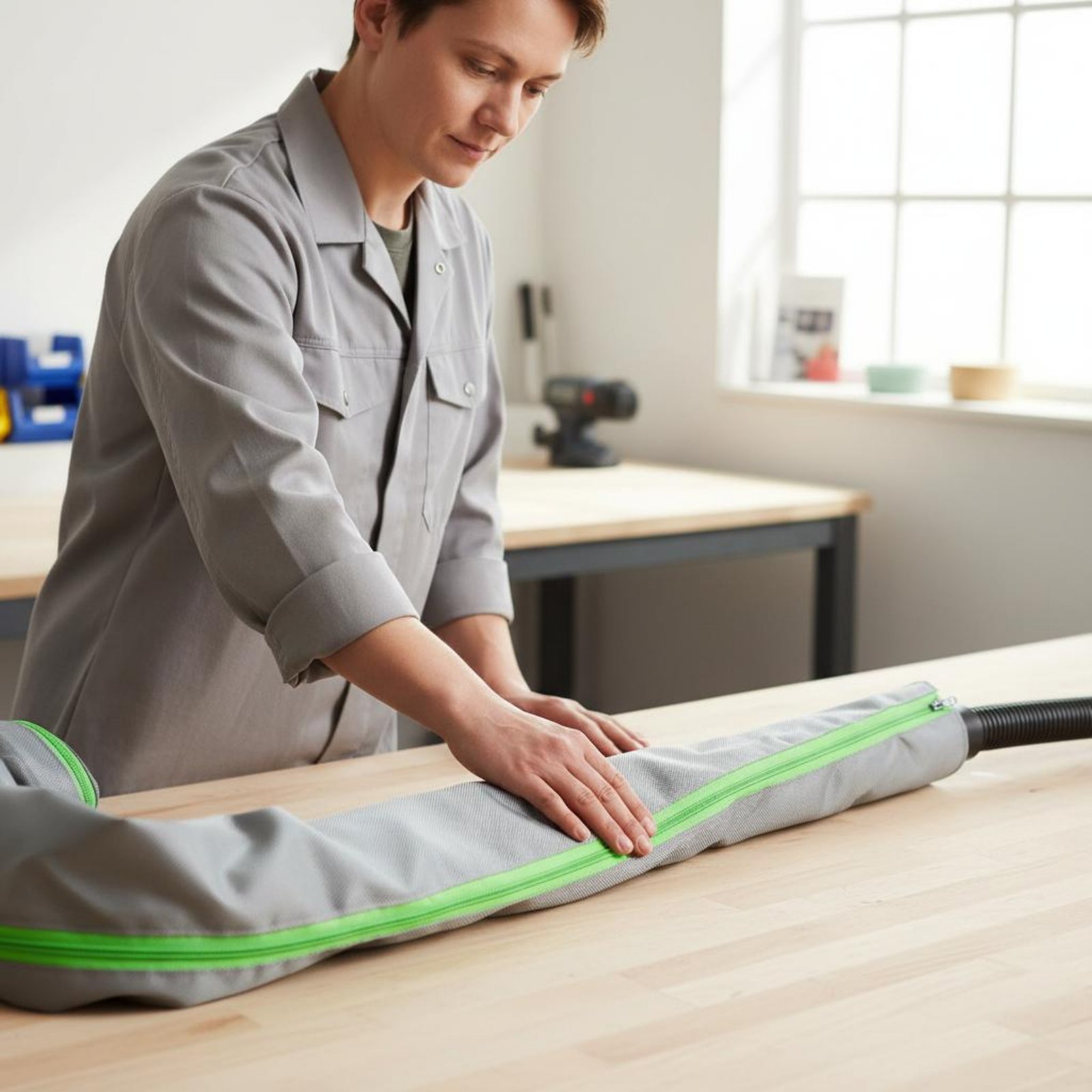 Particle Extractor Hose Sleeve - огляд і ціна Woodworking Workshop Design
