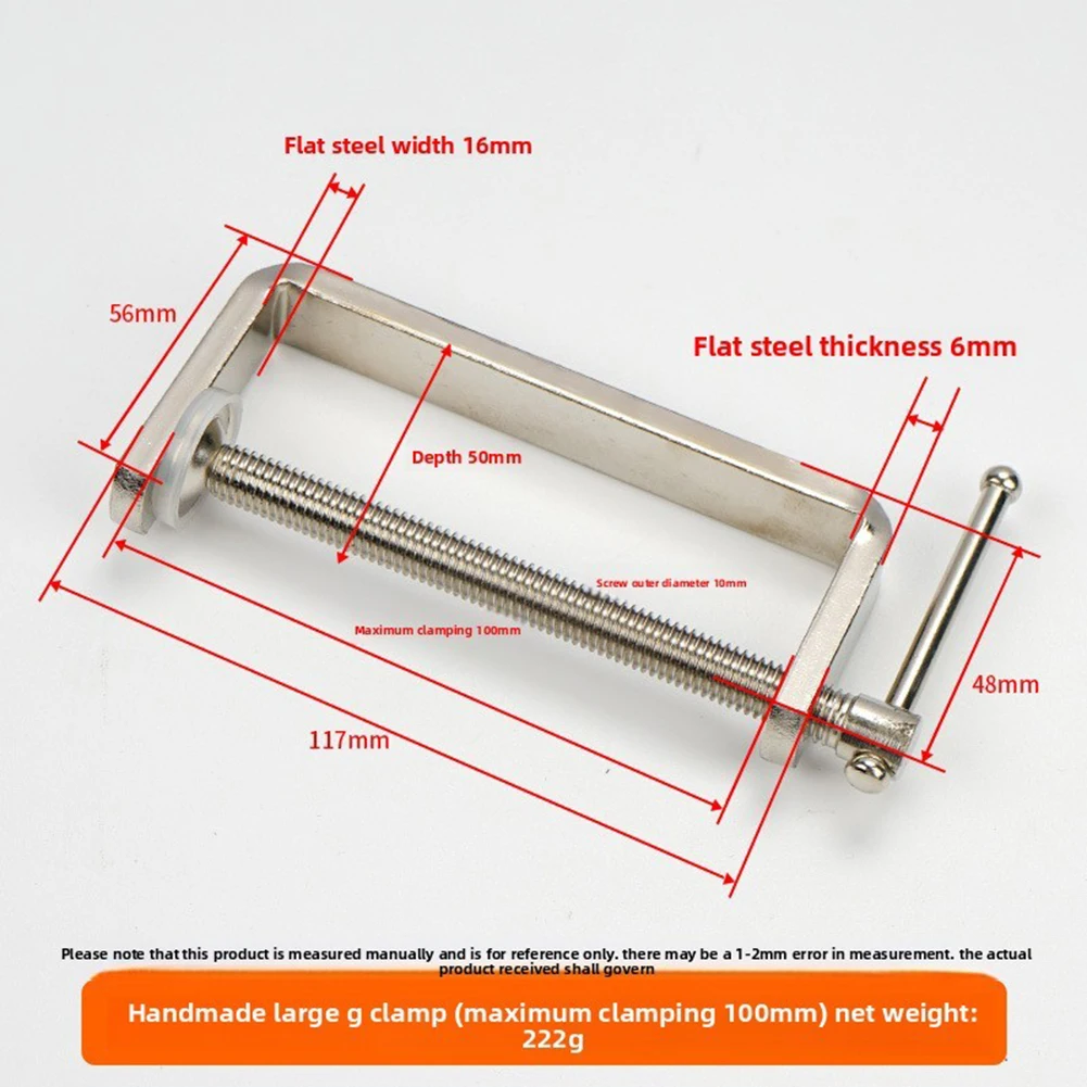 Heavy-Duty G-Clamp Made from F - огляд і ціна Woodworking Workshop Design