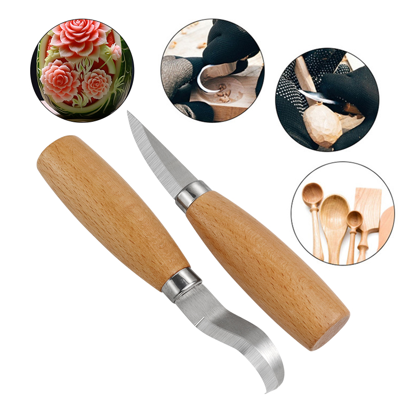 Stainless Iron Carving Knife B - огляд і ціна Woodworking Knives