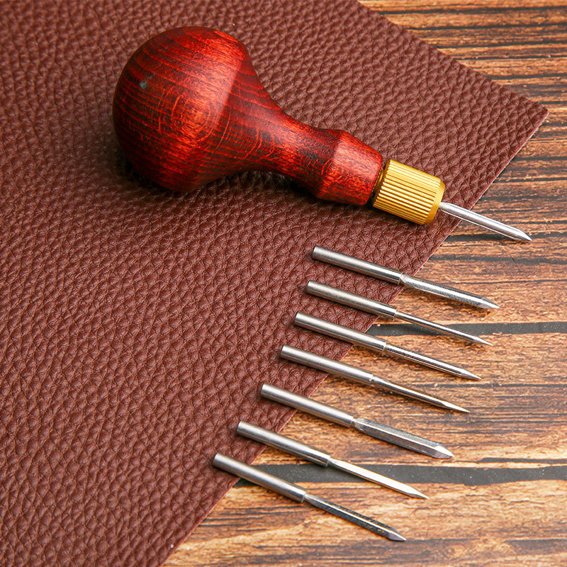 1Set DIY Leather Punch Awl Woo - огляд і ціна Woodworking Shoes