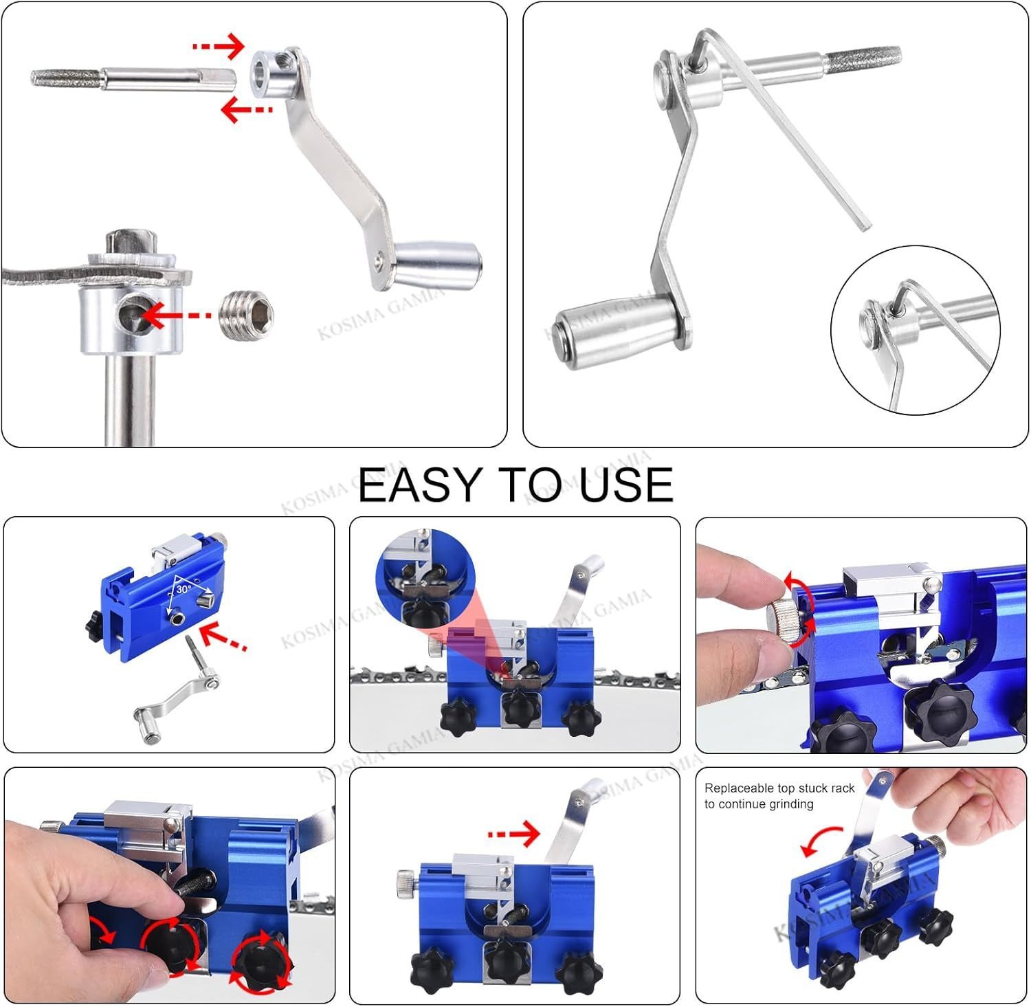 Portable Manual Chain Saw Blad - огляд і ціна Woodworking Basic Tools