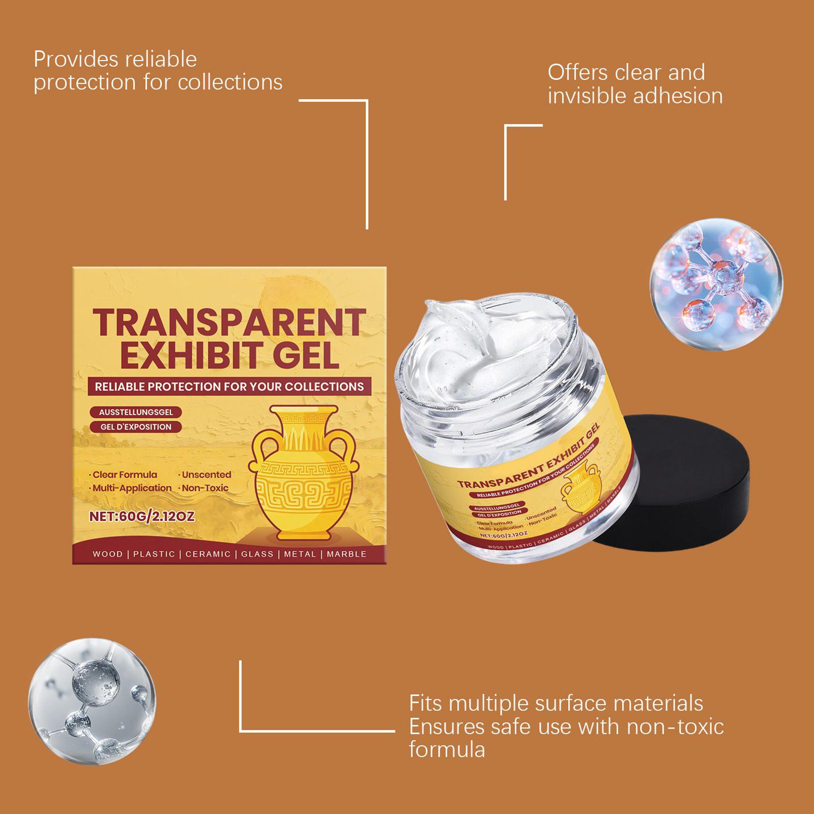 Clear Removable Exhibit Gel -  - огляд і ціна Woodworking Women
