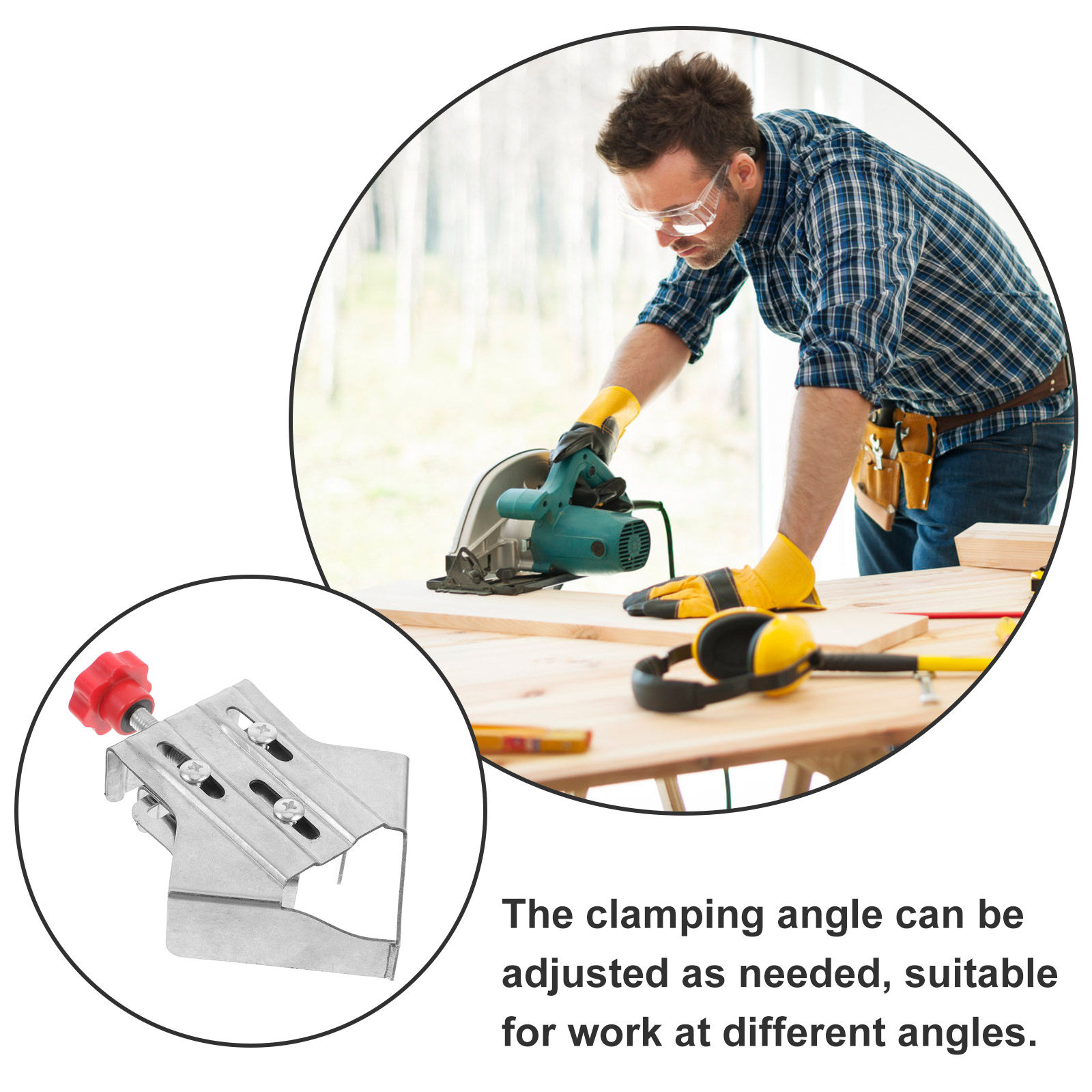2Pcs Right Angle Clamp Stainle - огляд і ціна Woodworking Quick Clamps