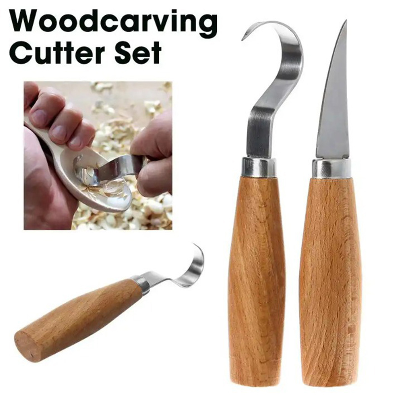 Wood Carving Knife Chisel Hook - огляд і ціна Woodworking Knives