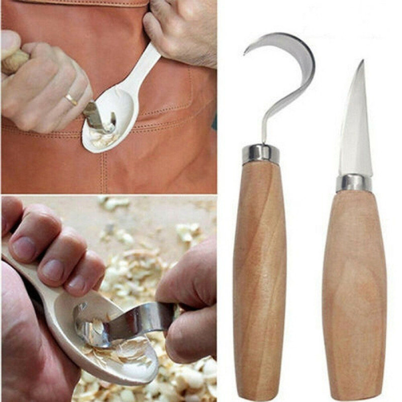 Wood Carving Knife Chisel Hook - огляд і ціна Woodworking Knives