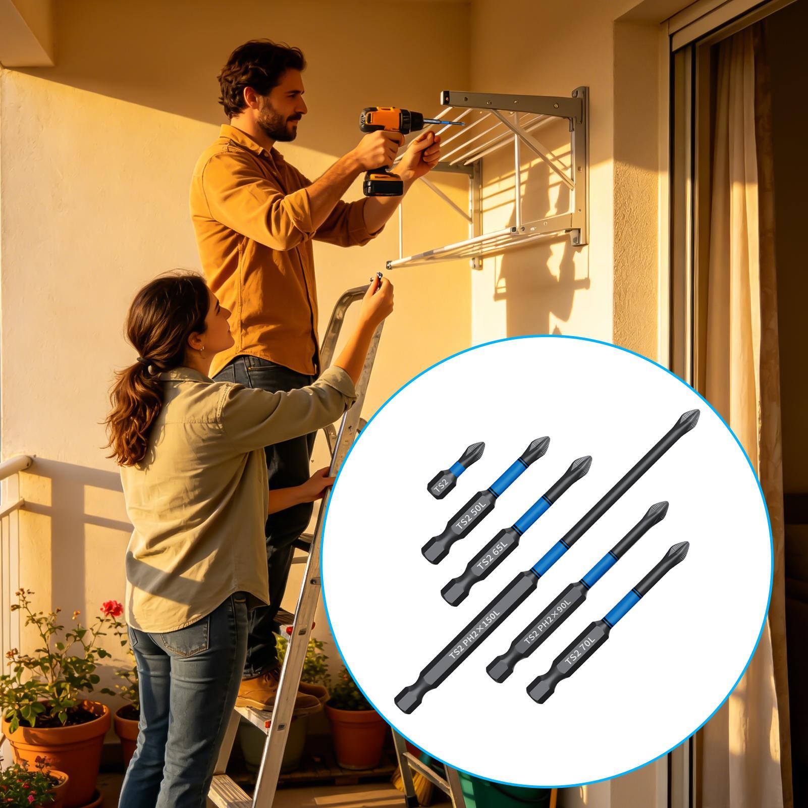 Drill Screwdriver Bit Set 6-Pi - огляд і ціна Woodworking Tool