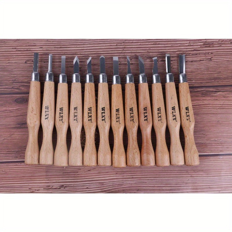 Set Of 12 Professional Wooden  - огляд і ціна Woodworking Knives