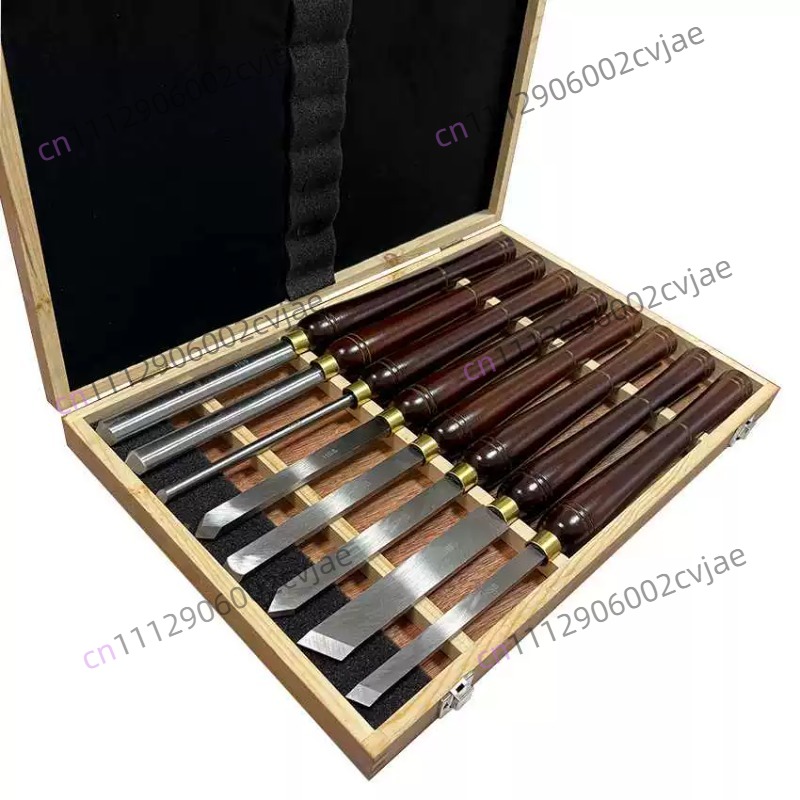 Wood Lathe Turning Tools 8 PCS - огляд і ціна Skew Chisel Wood