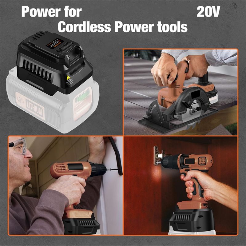 【RECOMENDAR】Battery Adapter Fo - огляд і ціна Black+Decker Tool Cordless