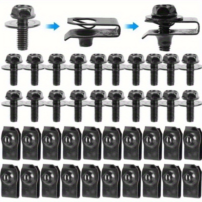 Car Body Bolts & U-nut Clips M - огляд і ціна Woodworking Face Shield