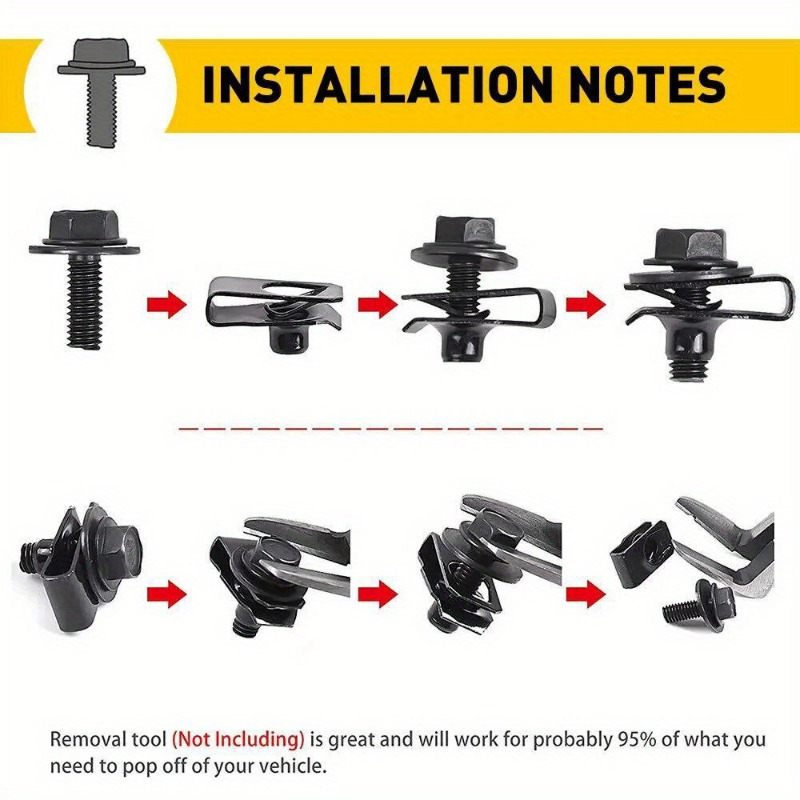Car Body Bolts & U-nut Clips M - огляд і ціна Woodworking Face Shield