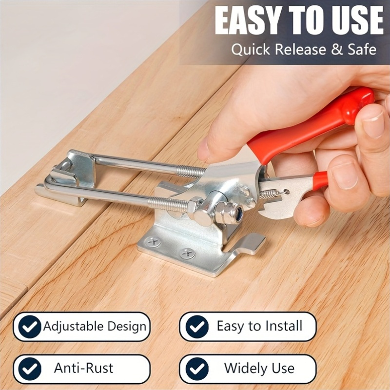 2Pcs Heavy-Duty Clamps Adjusta - огляд і ціна Woodworking Quick Clamps