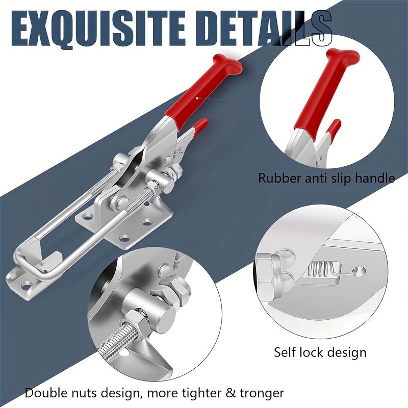 2Pcs Heavy-Duty Clamps Adjusta - огляд і ціна Woodworking Quick Clamps