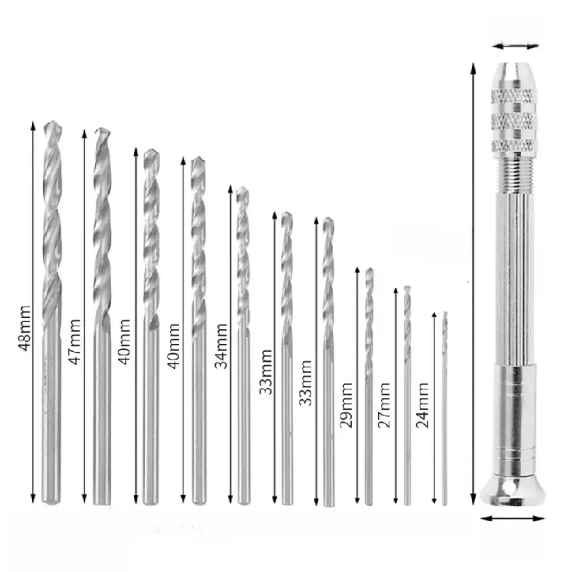 0.8-3.0mm Mini Hand Drill Wood - огляд і ціна Woodworking Tool