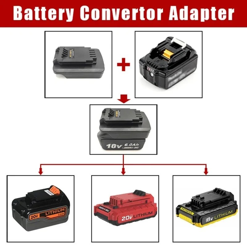 MT18BPS Adapter for Makita 18V - огляд і ціна Black+Decker Tool Cordless
