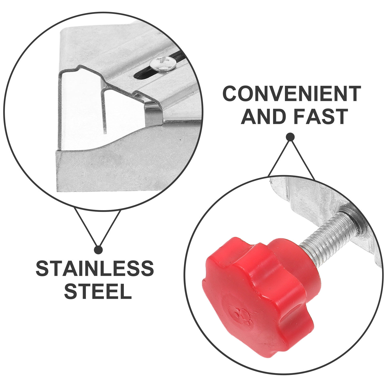 2Pcs Right Angle Clamp Stainle - огляд і ціна Woodworking Quick Clamps