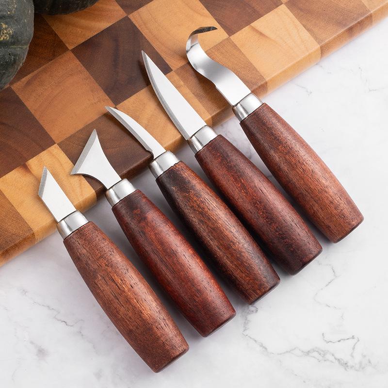 New 5pcs Tools For Wood Carvin - огляд і ціна Woodworking Knives