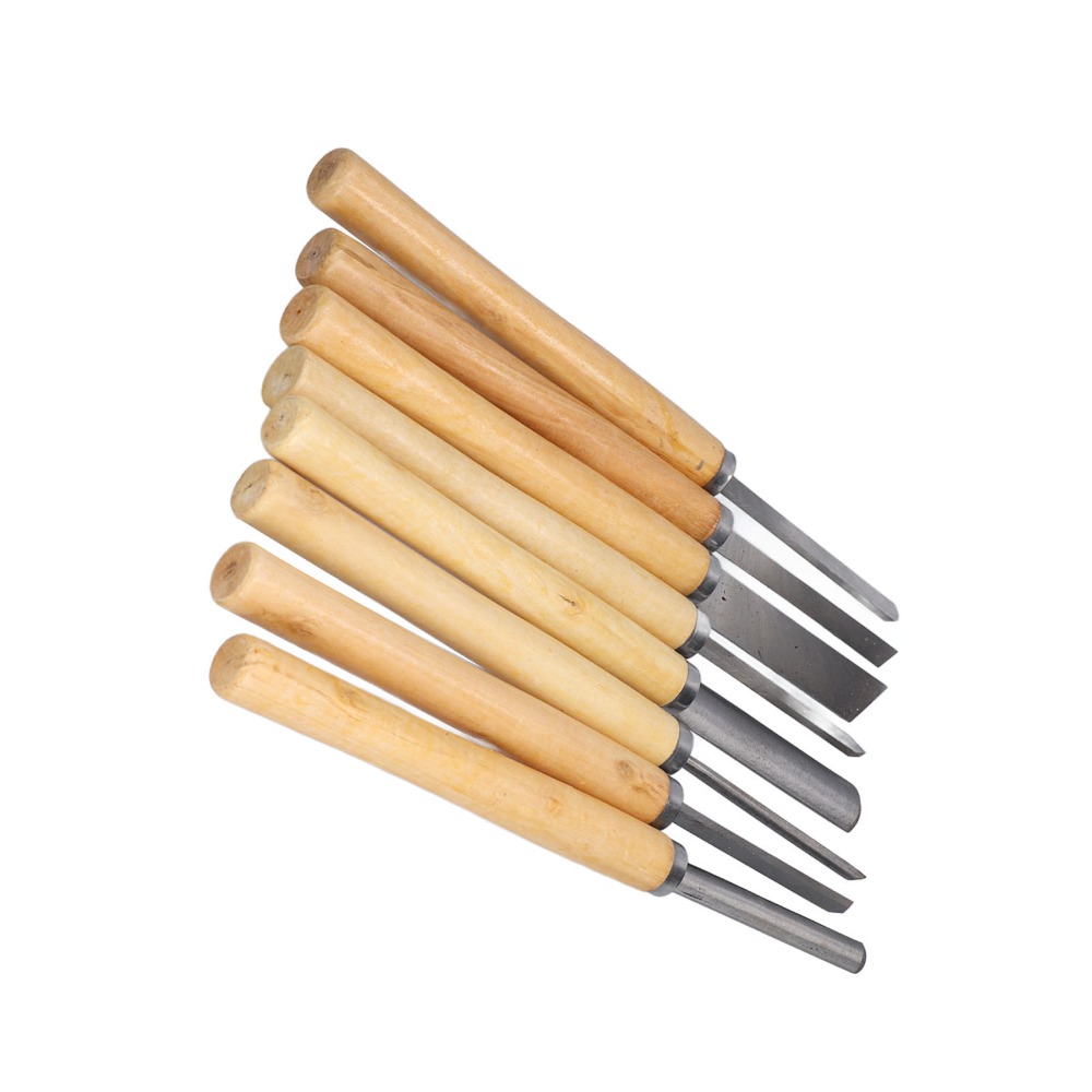 8PCS HSS Steel Wood Turning Ch - огляд і ціна Skew Chisel Wood